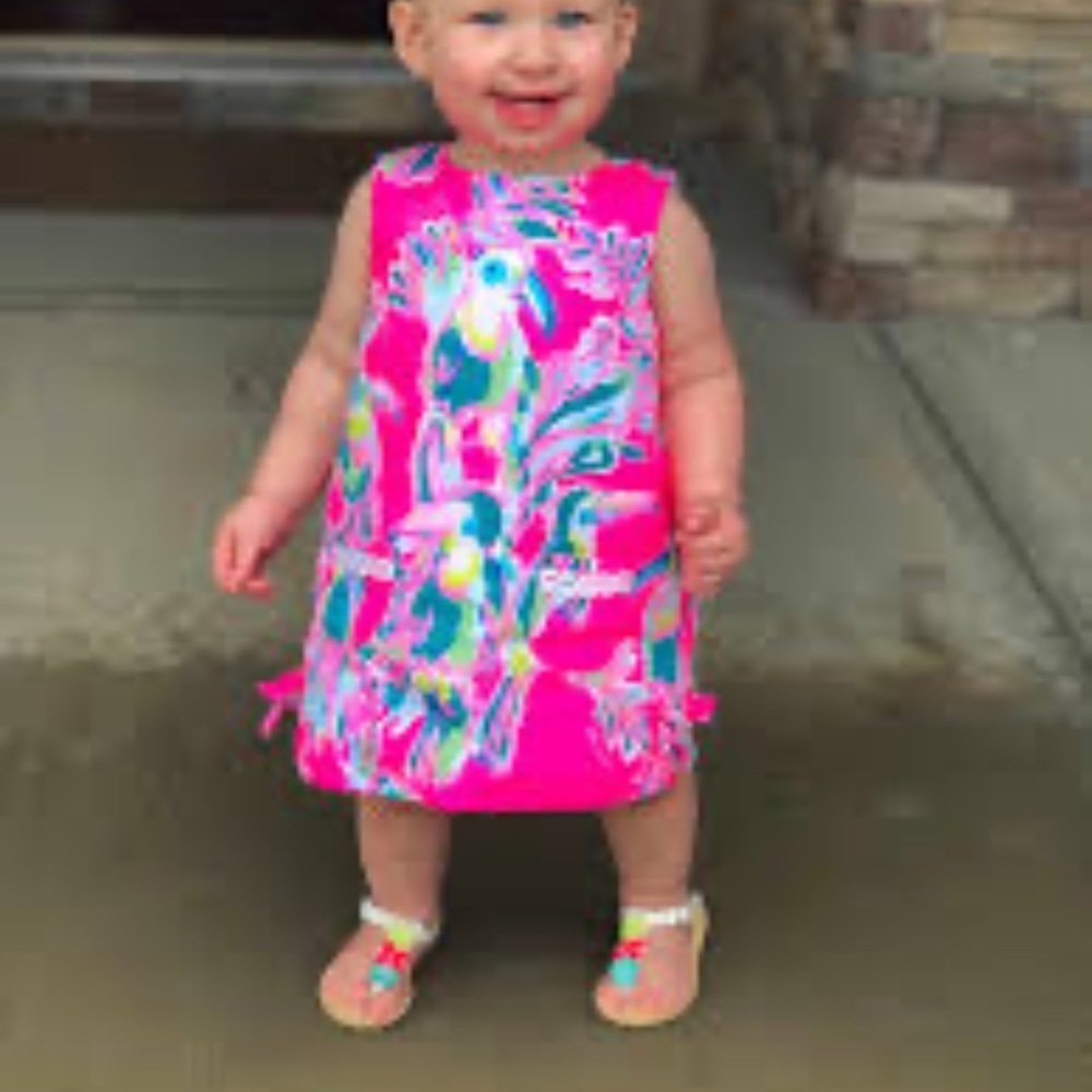 Lilly Pulitzer Multicolor Baby shift dress 3-6 Months